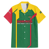 Dominica Flag Family Matching Mermaid Dress and Hawaiian Shirt National Parrot and Stars Design with Motto Apres Bondie C’est La Ter - Wonder Print Shop