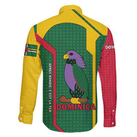 Dominica Flag Family Matching Summer Maxi Dress and Hawaiian Shirt National Parrot and Stars Design with Motto Apres Bondie C’est La Ter - Wonder Print Shop
