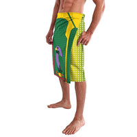 Dominica Flag Lavalava National Parrot and Stars Design with Motto Apres Bondie C’est La Ter - Wonder Print Shop