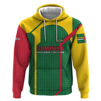 Dominica Flag Zip Hoodie National Parrot and Stars Design with Motto Apres Bondie C’est La Ter - Wonder Print Shop