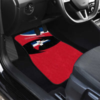 Dominican Republic Flag Car Mats with Map National Coat of Arms Island Silhouette - Wonder Print Shop