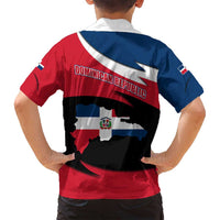 Dominican Republic Flag Family Matching Puletasi and Hawaiian Shirt with Map National Coat of Arms Island Silhouette - Wonder Print Shop