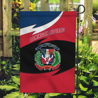 Dominican Republic Flag Garden Flag with Map National Coat of Arms Island Silhouette - Wonder Print Shop