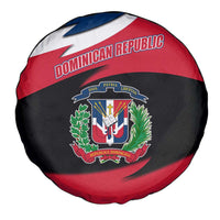 Dominican Republic Flag Spare Tire Cover with Map National Coat of Arms Island Silhouette - Wonder Print Shop