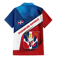 Dominican Republic Flag Family Matching Mermaid Dress and Hawaiian Shirt with Map National Coat of Arms Island Silhouette - Wonder Print Shop