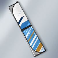 Personalized Argentina Football Champions Auto Sun Shade Sun Of May Lion Mascot - Style of King