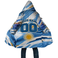 Personalized Argentina Football Champions Cloak Sun Of May Lion Mascot - Style of King