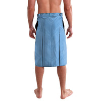 Personalized Argentina Football Fan Pride Lavalava Sun Of May Motif With Distressed Textures And Waves