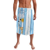 Personalized Argentina Football Fan Lavalava Sun Of May - Albiceleste Stripes Argentina Flag