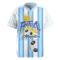 Personalized Argentina Football Fan Rugby Jersey Sun Of May - Albiceleste Stripes Argentina Flag