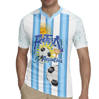 Personalized Argentina Football Fan Rugby Jersey Sun Of May - Albiceleste Stripes Argentina Flag