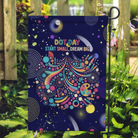 Dot Day Make Your Mark Garden Flag Colorful Celestial Watercolor Circles And Swirling Polka Dots