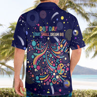 Dot Day Make Your Mark Hawaiian Shirt Colorful Celestial Watercolor Circles And Swirling Polka Dots