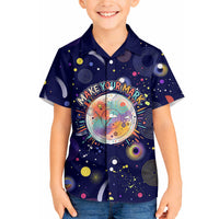 Dot Day Make Your Mark Hawaiian Shirt Colorful Celestial Watercolor Circles And Swirling Polka Dots