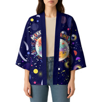 Dot Day Make Your Mark Kimono Colorful Celestial Watercolor Circles And Swirling Polka Dots