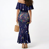 Dot Day Make Your Mark Mermaid Dress Colorful Celestial Watercolor Circles And Swirling Polka Dots