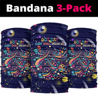 Dot Day Make Your Mark Neck Gaiter Colorful Celestial Watercolor Circles And Swirling Polka Dots
