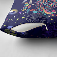 Dot Day Make Your Mark Pillow Cover Colorful Celestial Watercolor Circles And Swirling Polka Dots