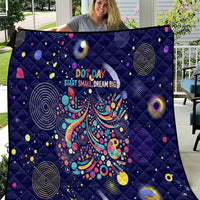 Dot Day Make Your Mark Quilt Colorful Celestial Watercolor Circles And Swirling Polka Dots