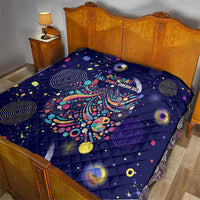 Dot Day Make Your Mark Quilt Colorful Celestial Watercolor Circles And Swirling Polka Dots