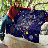 Dot Day Make Your Mark Quilt Colorful Celestial Watercolor Circles And Swirling Polka Dots