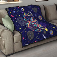 Dot Day Make Your Mark Quilt Colorful Celestial Watercolor Circles And Swirling Polka Dots