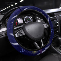Dot Day Make Your Mark Steering Wheel Cover Colorful Celestial Watercolor Circles And Swirling Polka Dots