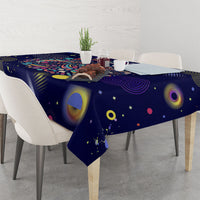Dot Day Make Your Mark Tablecloth Colorful Celestial Watercolor Circles And Swirling Polka Dots