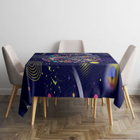 Dot Day Make Your Mark Tablecloth Colorful Celestial Watercolor Circles And Swirling Polka Dots