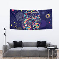 Dot Day Make Your Mark Tapestry Colorful Celestial Watercolor Circles And Swirling Polka Dots