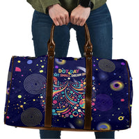 Dot Day Make Your Mark Travel Bag Colorful Celestial Watercolor Circles And Swirling Polka Dots
