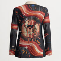 International Bacon Day United By Bacon Blazer Retro Bacon Globe and Cool Bacon Mascot Graphic