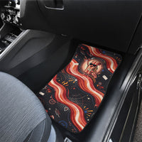 International Bacon Day United By Bacon Car Mats Retro Bacon Globe and Cool Bacon Mascot Graphic