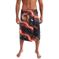 International Bacon Day United By Bacon Lavalava Retro Bacon Globe and Cool Bacon Mascot Graphic