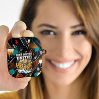 Beer Lovers United Brew Mode On AirPods Case Retro Comic Beer Characters Clinking Glasses