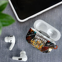 Beer Lovers United Brew Mode On AirPods Case Retro Comic Beer Characters Clinking Glasses