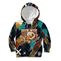 Beer Lovers United Brew Mode On Kid Hoodie Retro Comic Beer Characters Clinking Glasses