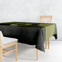Personalized Brazil Football Tablecloth Gothic Skull Skeleton Mascot Flaming Soccer Ball