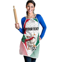Personalized Mexico Soccer Duck Apron Mexican Flag Cape Soccer Ball