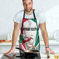 Personalized Mexico Soccer Duck Apron Mexican Flag Cape Soccer Ball