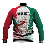 Personalized Mexico Soccer Duck Baseball Jacket Mexican Flag Cape Soccer Ball