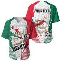 Personalized Mexico Soccer Duck Baseball Jersey Mexican Flag Cape Soccer Ball