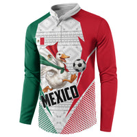 Personalized Mexico Soccer Duck Button Sweatshirt Mexican Flag Cape Soccer Ball
