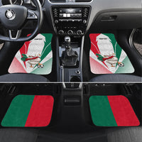 Personalized Mexico Soccer Duck Car Mats Mexican Flag Cape Soccer Ball