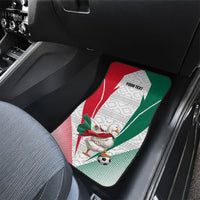 Personalized Mexico Soccer Duck Car Mats Mexican Flag Cape Soccer Ball