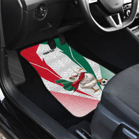 Personalized Mexico Soccer Duck Car Mats Mexican Flag Cape Soccer Ball