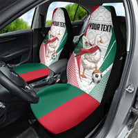 Personalized Mexico Soccer Duck Car Seat Cover Mexican Flag Cape Soccer Ball