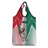 Personalized Mexico Soccer Duck Grocery Bag Mexican Flag Cape Soccer Ball