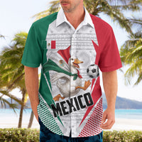 Personalized Mexico Soccer Duck Hawaiian Shirt Mexican Flag Cape Soccer Ball
