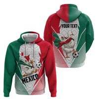 Personalized Mexico Soccer Duck Hoodie Mexican Flag Cape Soccer Ball